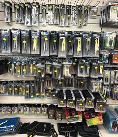 inside Micks Fishing Supplies Shop Guernsey