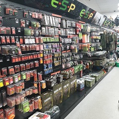 Inside Nathans Angling Centre Nottingham