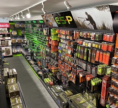 ESP products inside Tackle Den Gloucestershire
