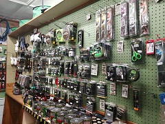 inside Thyers Fishing Tackle Somerset