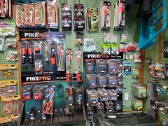 inside Thyers Fishing Tackle shop
